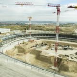 De Vicente Calderón a La Peineta: o novo estádio do Atlético de Madrid começa a ganhar forma (fotos)