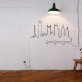 Ideias de decoração: 15 formas engenhosas de esconder os incómodos (e antiestéticos) fios elétricos 
