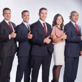 Nuno Gomes (ao meio) e a sua equipa, a NG Team by Nuno Gomes.