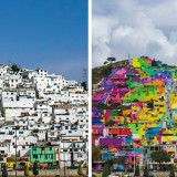 O violento bairro mexicano que converte as casas num mural gigante em busca da paz