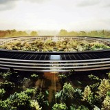 A nova sede da Apple vista de... drone 