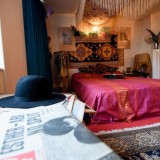 O quarto de Jimi Hendrix e Kathy Etchingham (Fotos: Público).