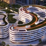 Nova sede da empresa terá a forma de uma curva (Foto: Trivago GmbH).