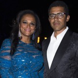 A empresária angolana Isabel dos Santos com o marido Sindika Dokolo