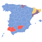 Eleições em Espanha: ganha PP em força e PSOE mantém-se à frente de Podemos