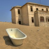 Uma cidade inteira devorada pelo deserto