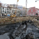 Os tesouros encontrados na reabilitação do Campo das Cebolas, Lisboa 
