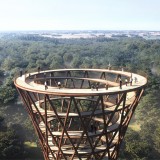 Treetop Experience: caminhar literalmente sobre as árvores da floresta dinamarquesa