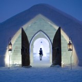 Um hotel repleto de gelo, no Quebec