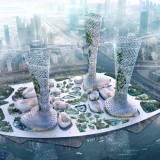 The Symbiotic Towers: os três arranha-céus que vão atenuar o calor do Dubai