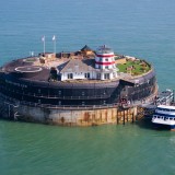 Vista aérea do No Man's Fort