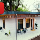 As casas têm 60 m2 e são construídas em menos de 24 horas