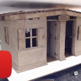 Uma casa ou uma escultura de chocolate?