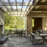 Uma casa de piscina, que mais parece uma minimansão