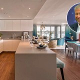 O interior foi projetado por arquitetos de designers