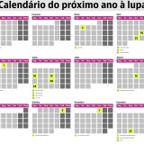 Calendário de 2019: Olá pontes, olá feriados! As “pausas” do próximo ano