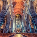 Southwark Cathedral na primavera