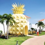 Um hotel em forma de abacaxi