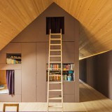 Um espaço bonito, que nem parece um sotão