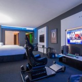 Assim é o quarto 2425 do Hotel Hilton Panama