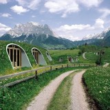 Casas pré-fabricadas subterrâneas