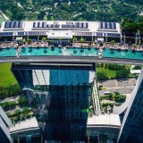 A vista magnífica sobre a cidade