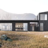 Uma casa pré-fabricada