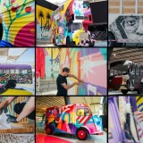Arte urbana em autocarros: artistas portugueses dão "vida" e muita cor a lojas sobre rodas