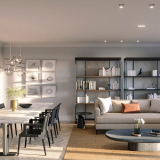 Decoração da sala de jantar