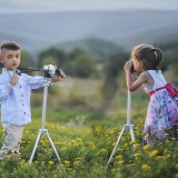 Crianças ao ar livre