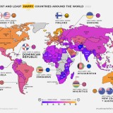 Países mais felizes e infelizes do mundo