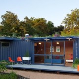 casas feitas de contentores