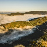 Ponte pedonal suspensa na República Checa