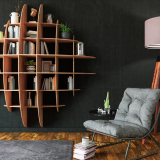 Estantes para colocar livros