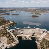 Painéis solares no Alqueva