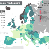 Países europeus mais viciados nas redes sociais