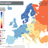 Os países mais e menos corruptos do mundo são