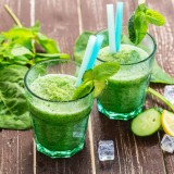 sumo verde de legumes e lima