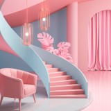 Escadas coloridas: um forma gira de dares cor à tua casa