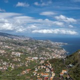 Vista aérea do Funchal, na Madeira