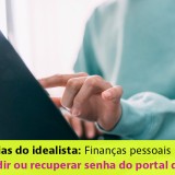 Pedir ou recuperar senha das finanças