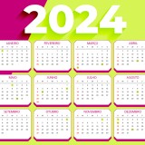 Calendário feriados 2024