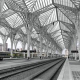 Obras na Gare do Oriente