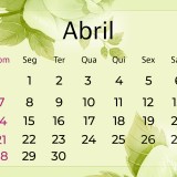 Calendário Abril
