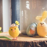 ovos coloridos e decorados