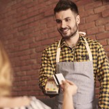 Pagamento de refeição a cartão