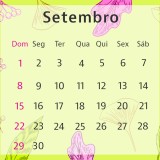Calendário de setembro