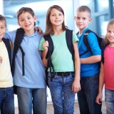 Meninos na escola 