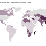 Tarifas aplicadas pelos EUA aos vários países