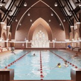 Piscina numa igreja